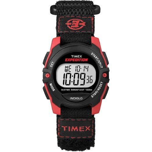 Timex - Relógio digital de expedição unissex CAT 33 mm - Preto/Vermelho-T499569J