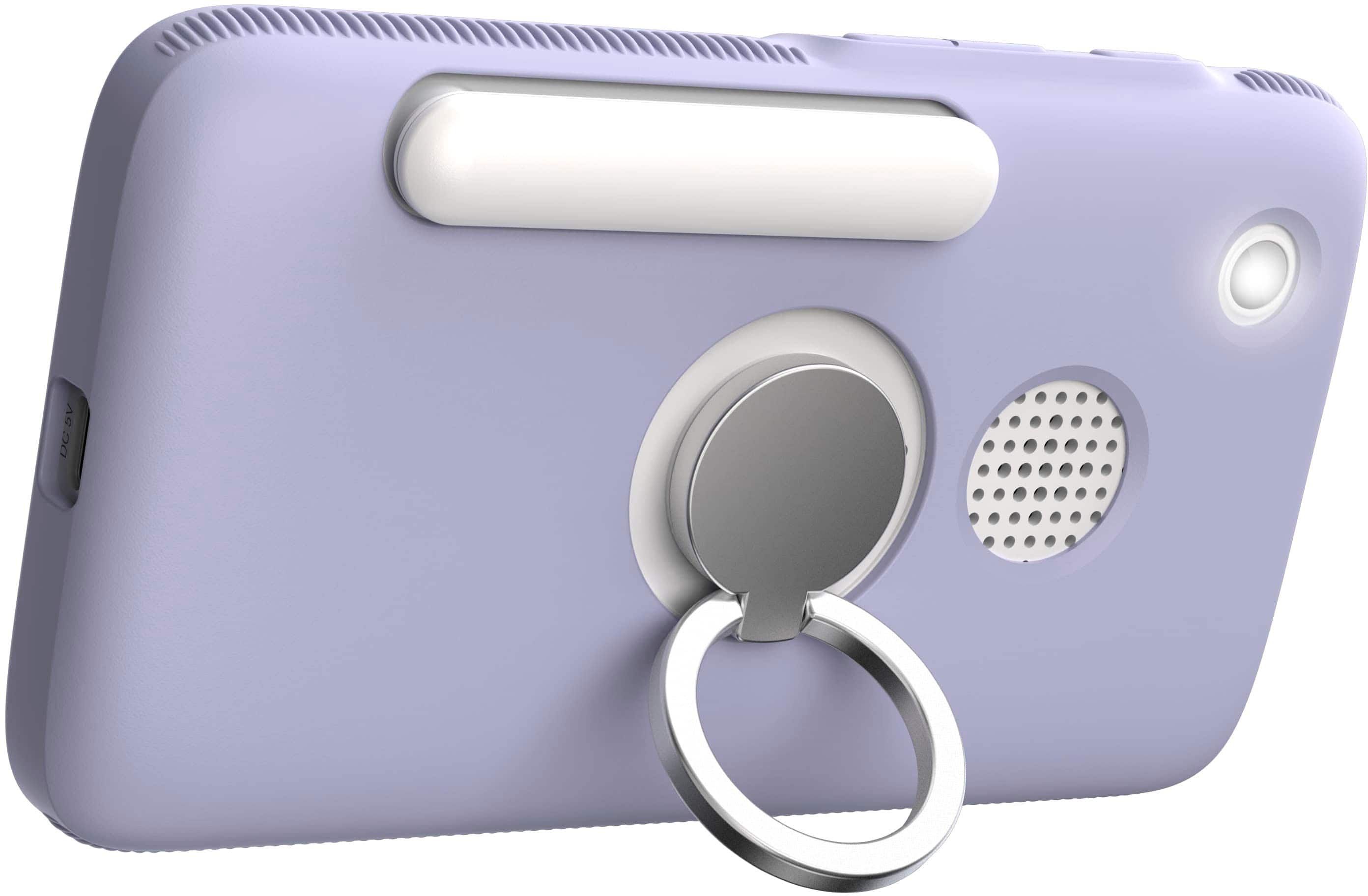 Hubble Connected - Nursery Pal Premium com Hubble Grip 5" HD Smart Baby Monitor com panorâmica, inclinação, zoom e tela sensível ao toque - Branco-HCT