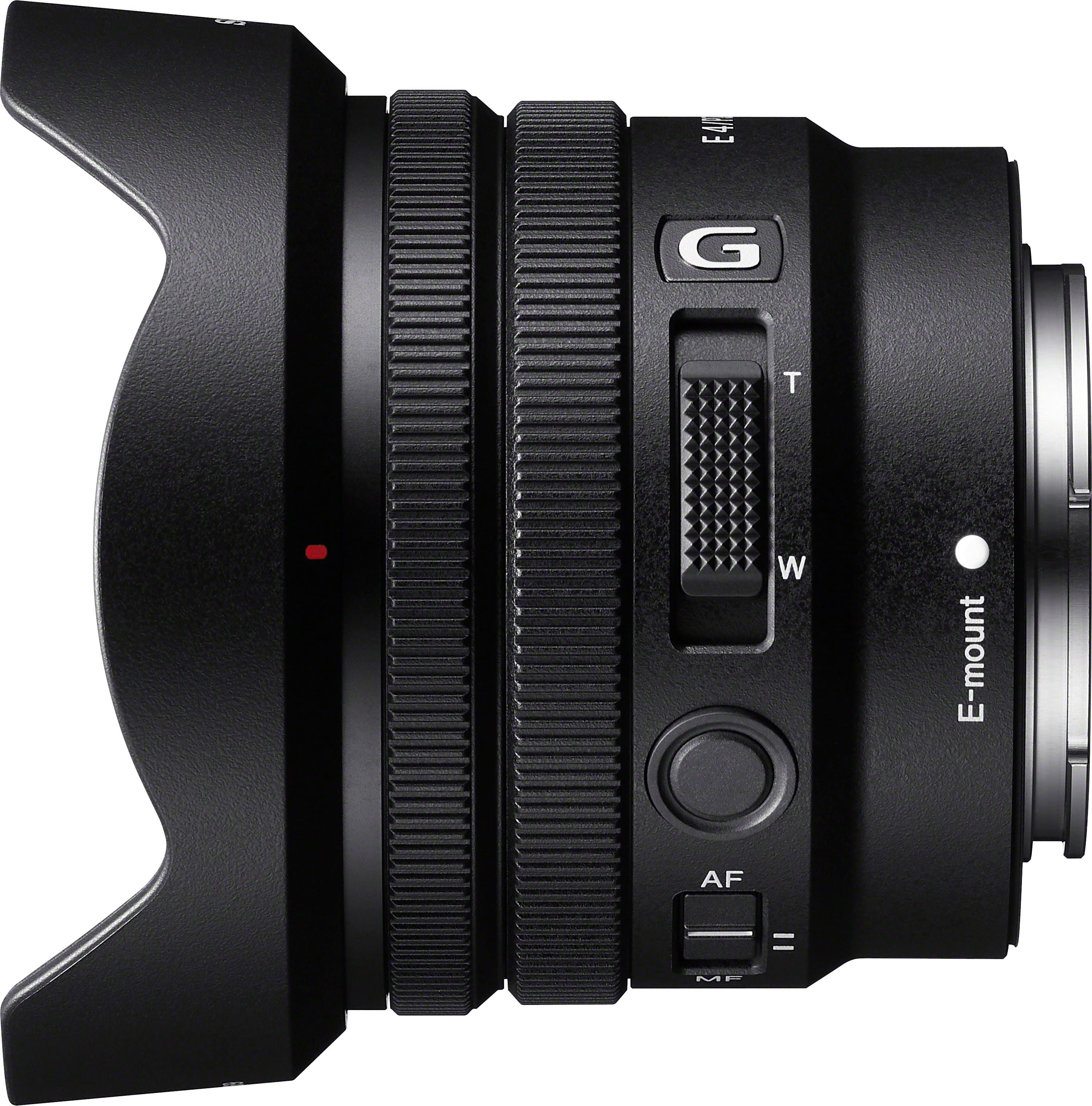 Sony - Lente E PZ 10-20mm F4 G APS-C com zoom motorizado de abertura constante Lente G - Preto-SELP1020G