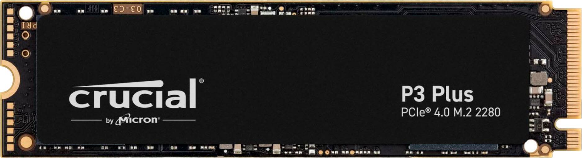 Crucial - SSD interno P3 Plus de 4 TB PCIe Gen 4 x4 NVMe-CT4000P3PSSD8