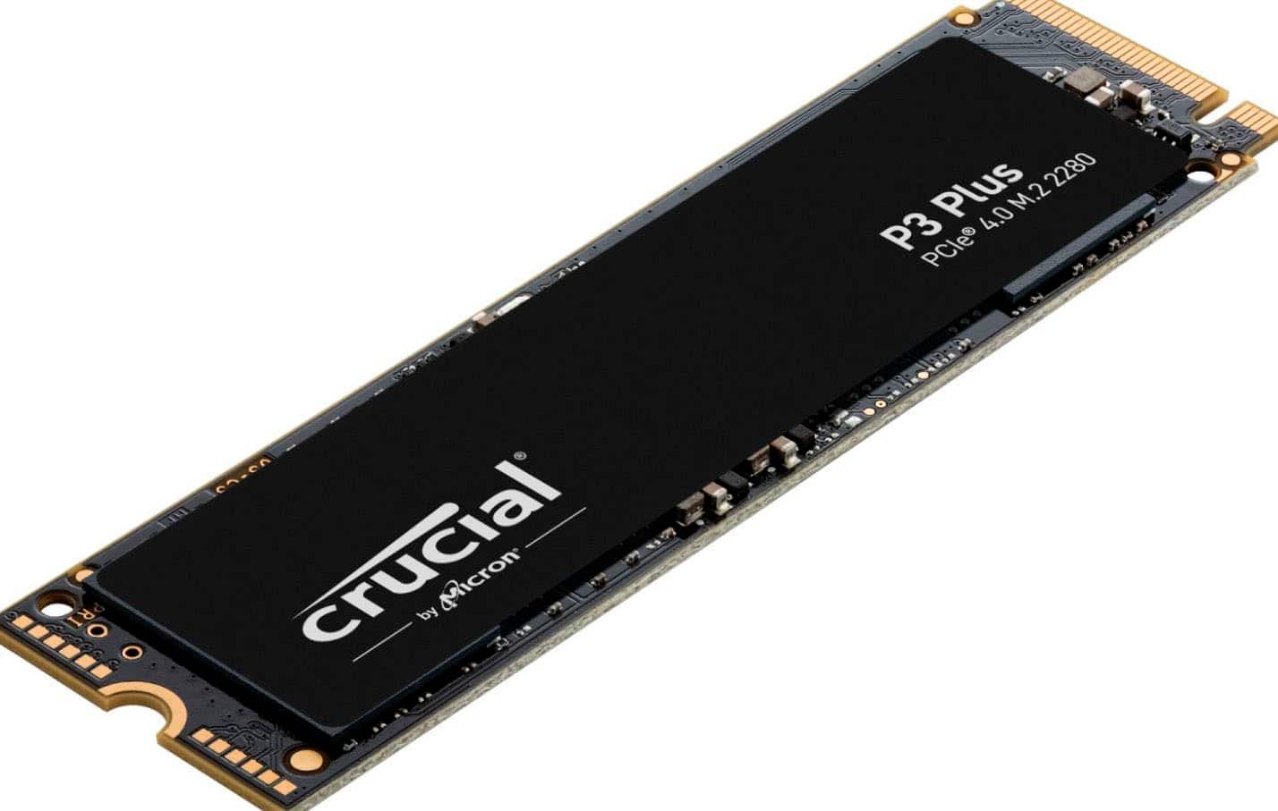 Crucial - P3 Plus SSD interno de 2 TB PCIe Gen 4 x4 NVMe-CT2000P3PSSD8