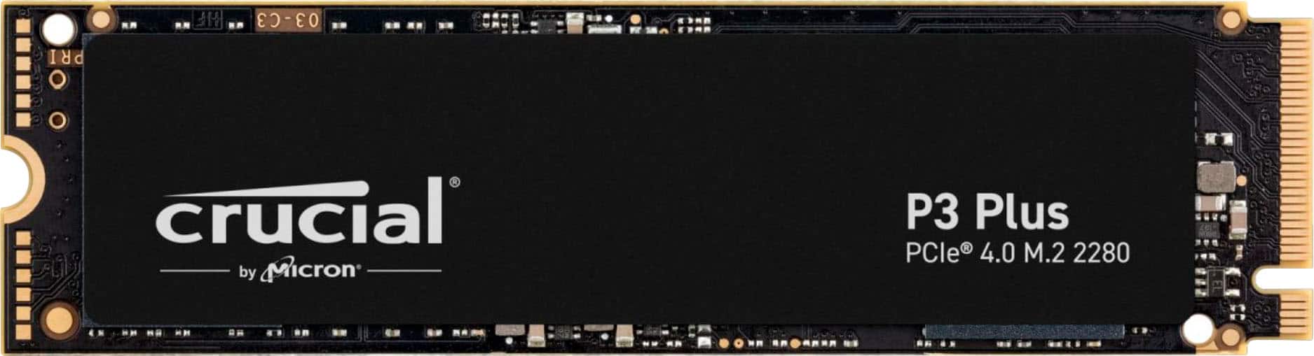 Crucial - P3 Plus SSD interno de 2 TB PCIe Gen 4 x4 NVMe-CT2000P3PSSD8