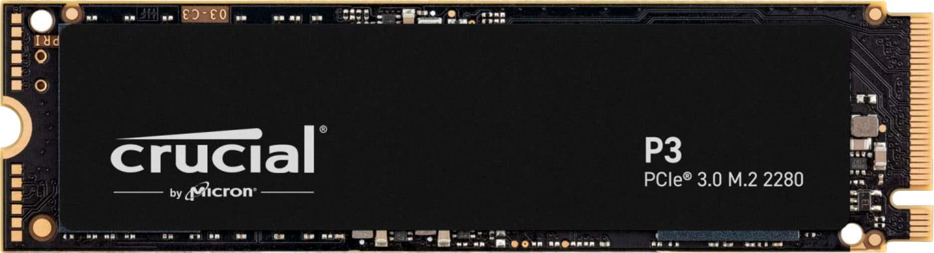Crucial - SSD interno P3 500 GB PCIe Gen 3 x4 NVMe-CT500P3SSD8