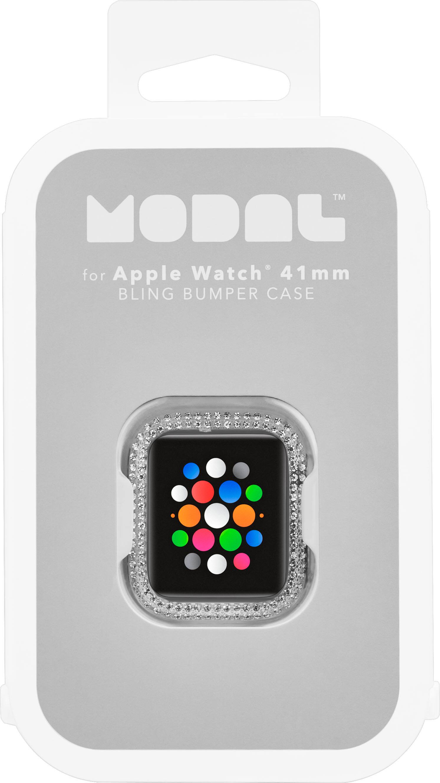 Modal™ - Capa protetora para Apple Watch 41mm e Apple Watch Series 7-9 - Bling-MD-AWBC41BLG
