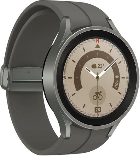 Samsung - Galaxy Watch5 Pro Titanium Smartwatch 45mm LTE - Cinza-SM-R925UZTAXAA