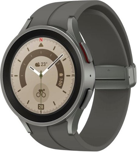 Samsung - Galaxy Watch5 Pro Titanium Smartwatch 45mm LTE - Cinza-SM-R925UZTAXAA