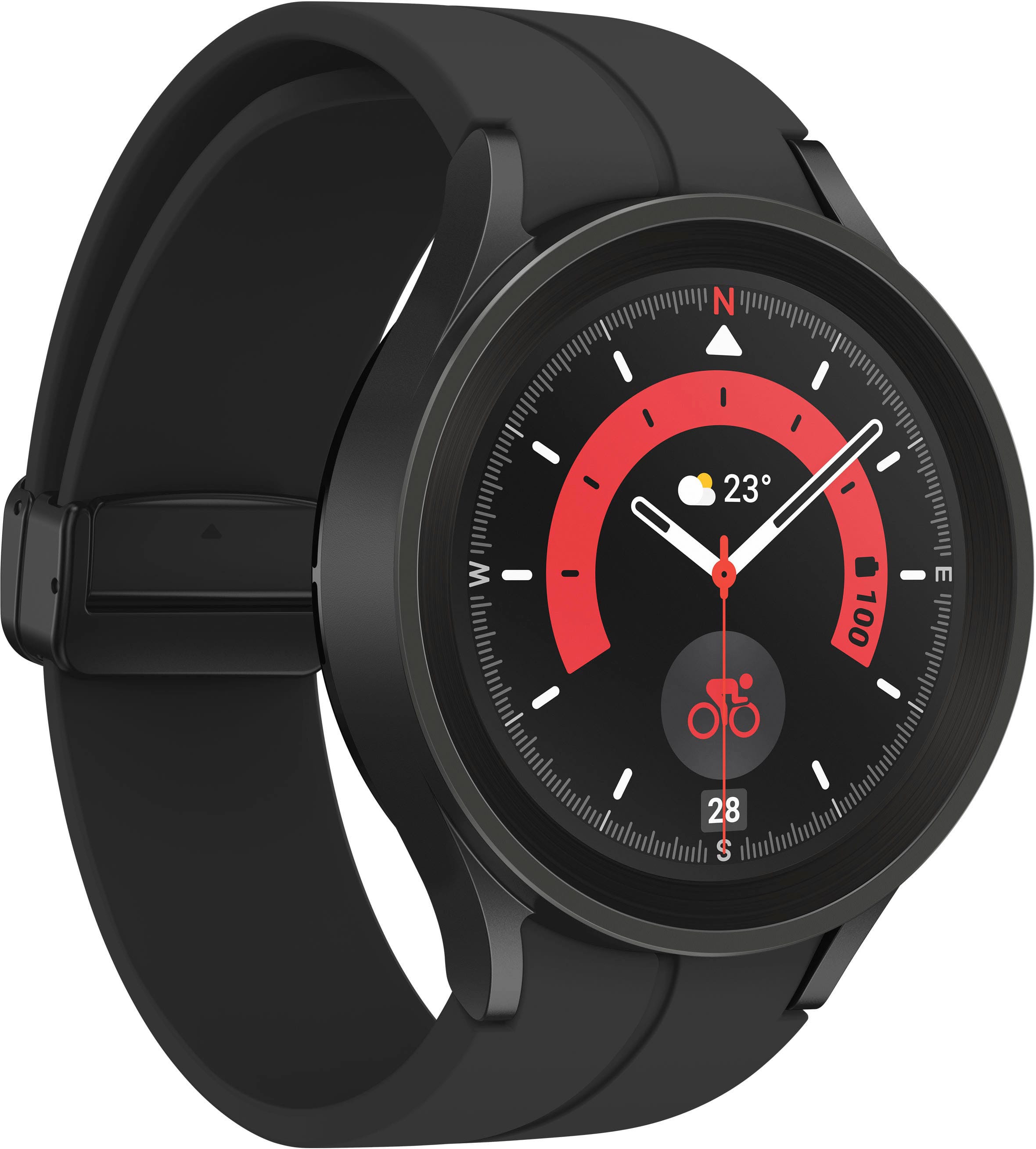 Samsung - Galaxy Watch5 Pro Titanium Smartwatch 45mm LTE - Preto-SM-R925UZKAXAA