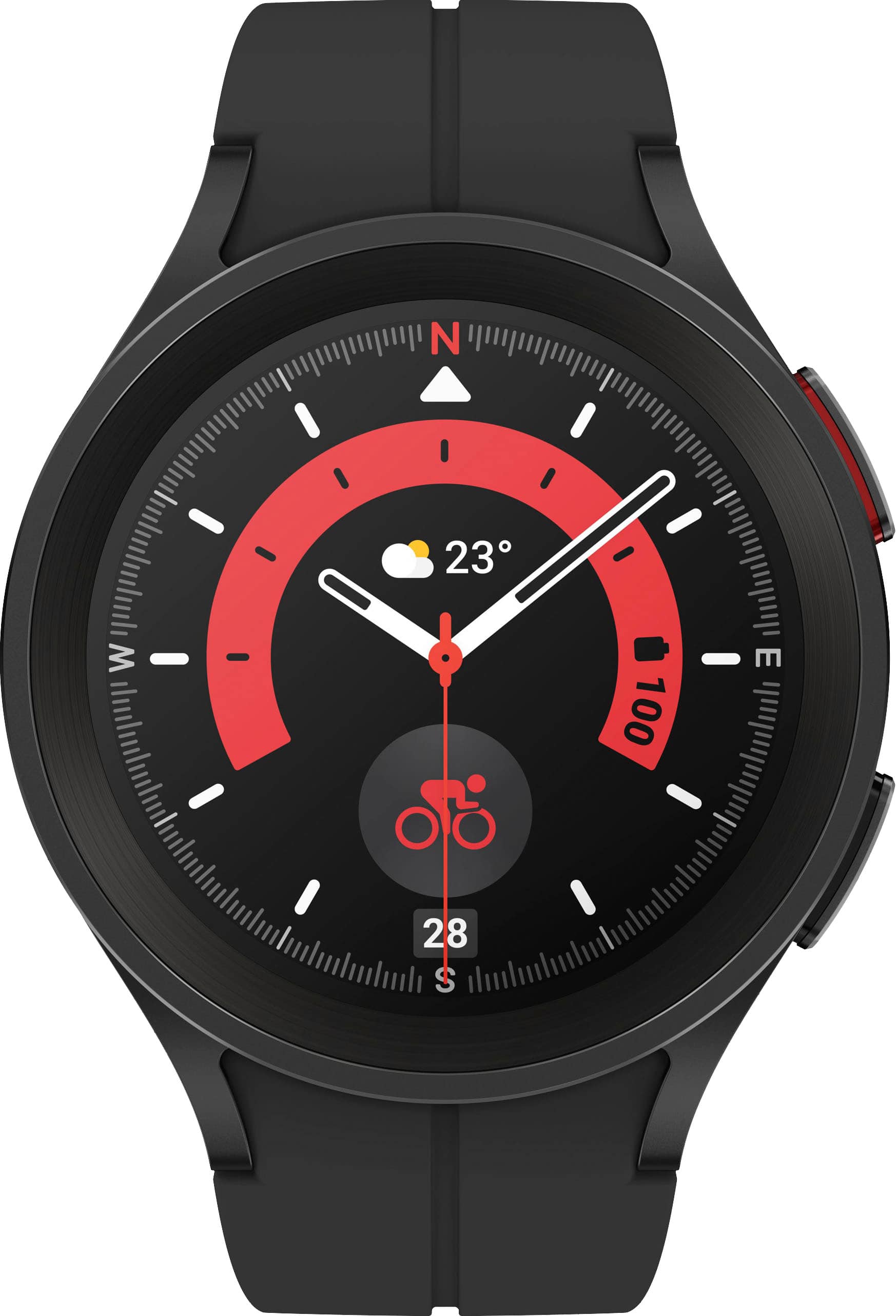 Samsung - Galaxy Watch5 Pro Titanium Smartwatch 45mm BT - Preto-SM-R920NZKAXAA