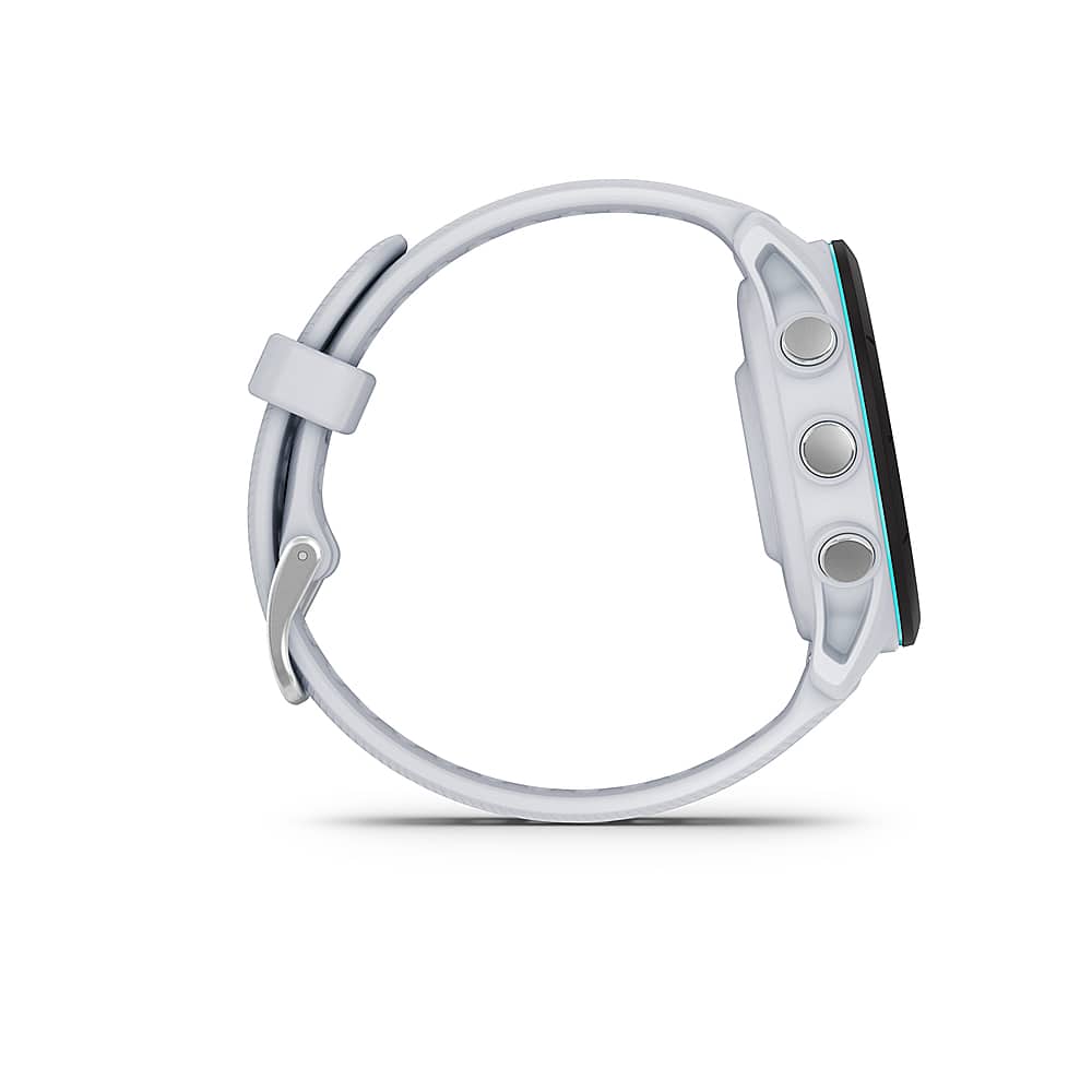 Garmin - Forerunner 255S Music GPS Smartwatch 41 mm Polímero reforçado com fibra - Whitestone-010-02641-23