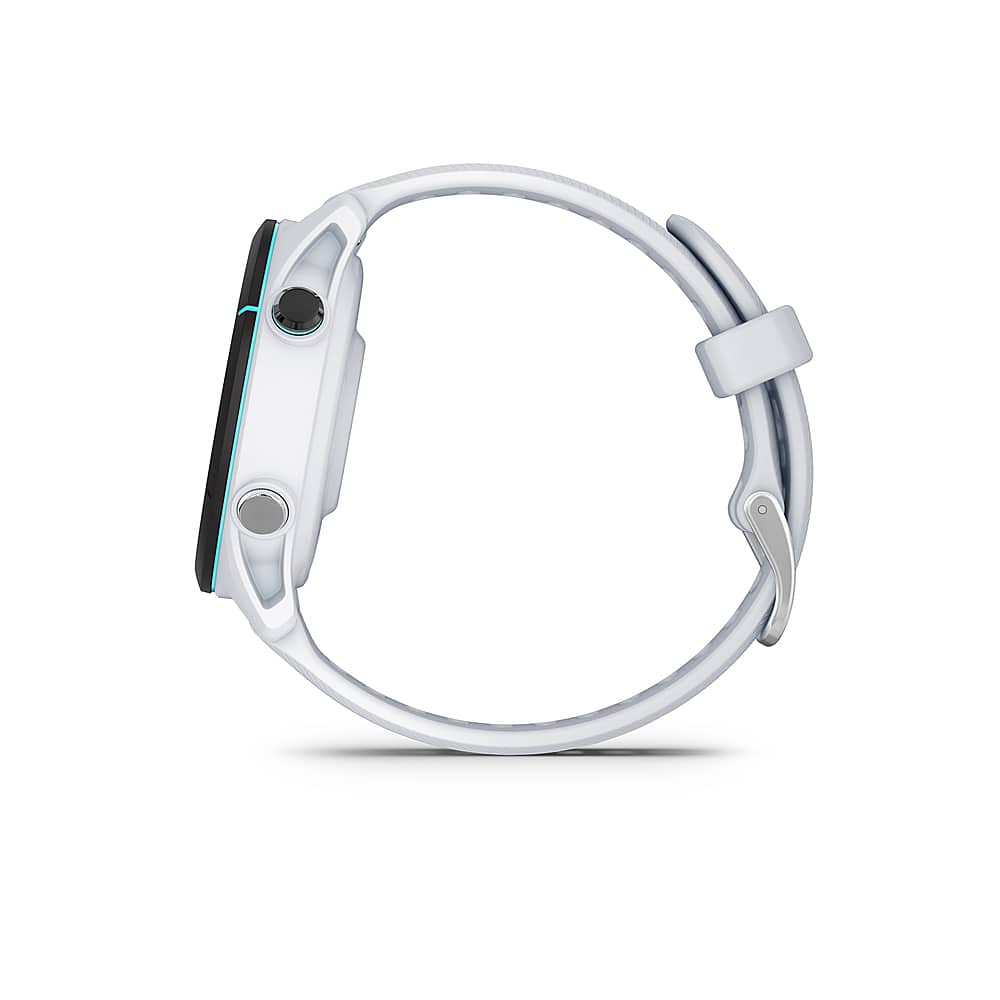 Garmin - Forerunner 255S Music GPS Smartwatch 41 mm Polímero reforçado com fibra - Whitestone-010-02641-23