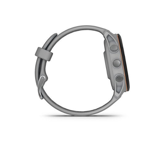 Garmin - Forerunner 255S GPS Smartwatch 41 mm Polímero reforçado com fibra - Pó Cinza-010-02641-02