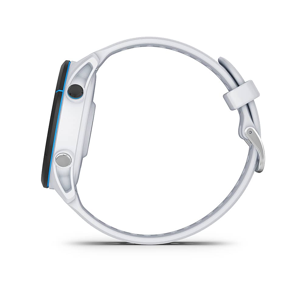 Garmin - Forerunner 255 Music GPS Smartwatch 46 mm Polímero reforçado com fibra - Whitestone-010-02641-21