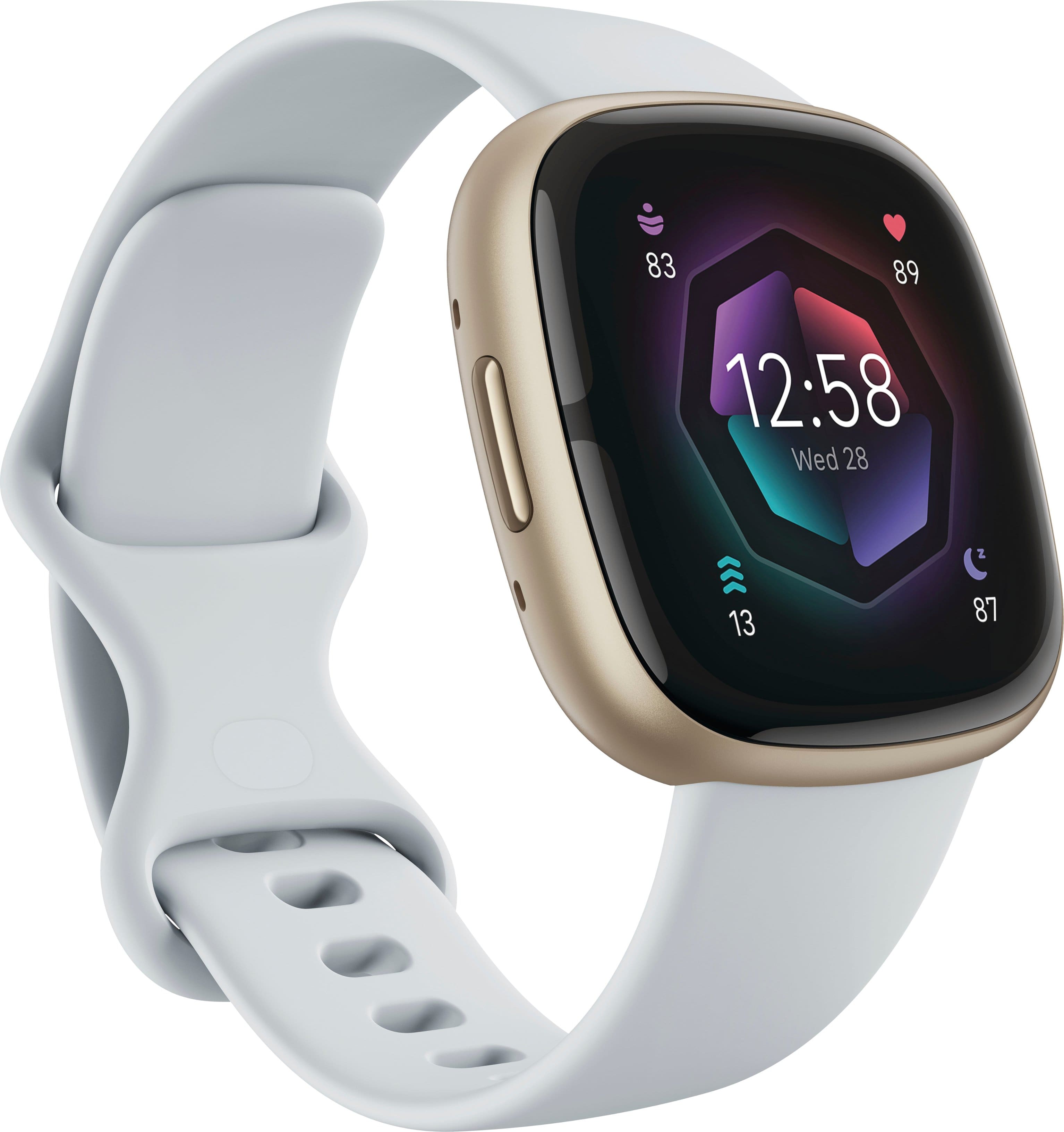 Fitbit - Smartwatch Sense 2 Advanced Health - Pale Gold-FB521GLBM-US