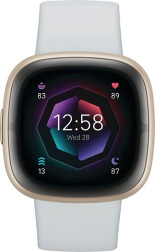 Fitbit - Smartwatch Sense 2 Advanced Health - Pale Gold-FB521GLBM-US