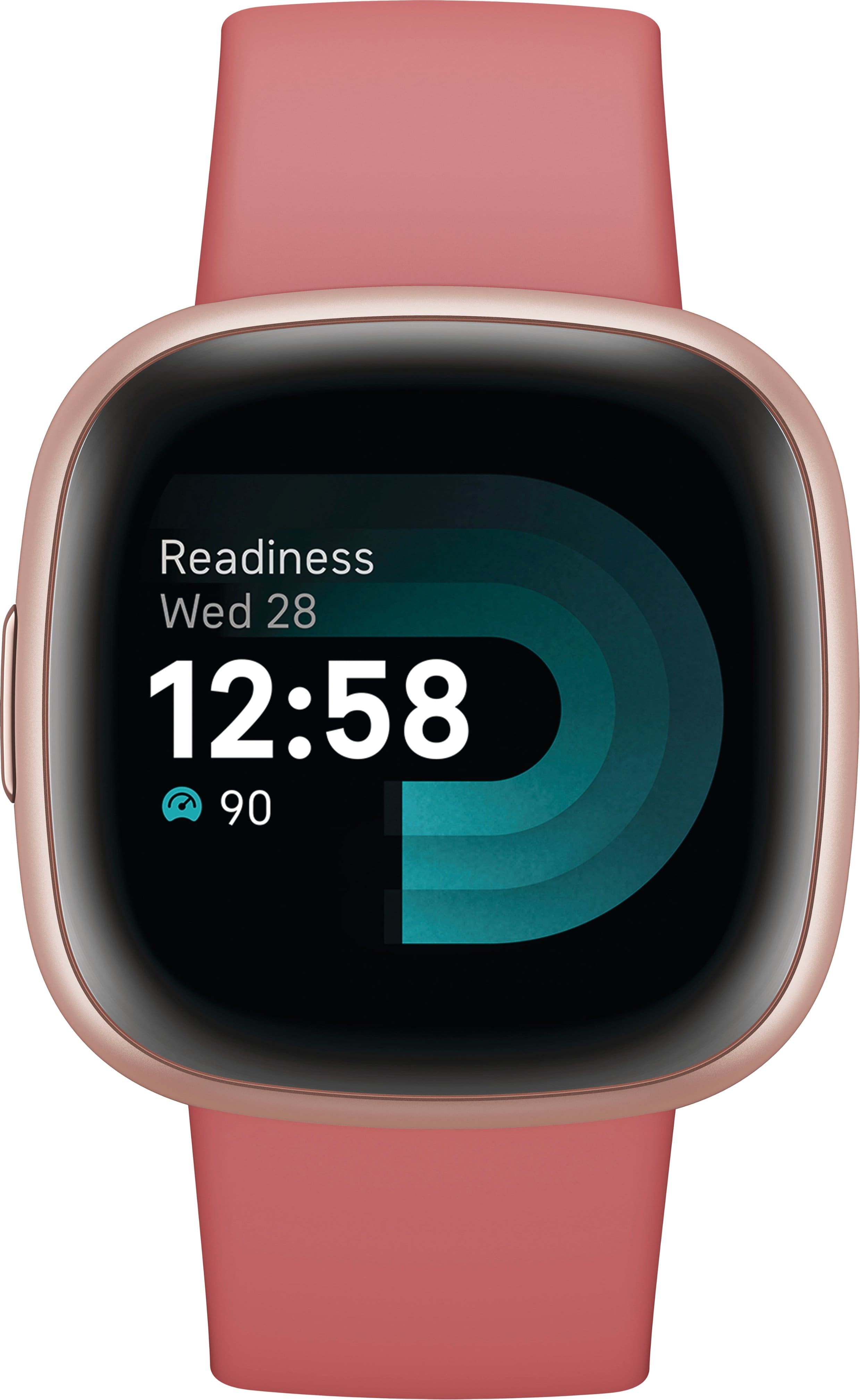 Fitbit - Versa 4 Fitness Smartwatch - Copper Rose-FB523RGRW-US