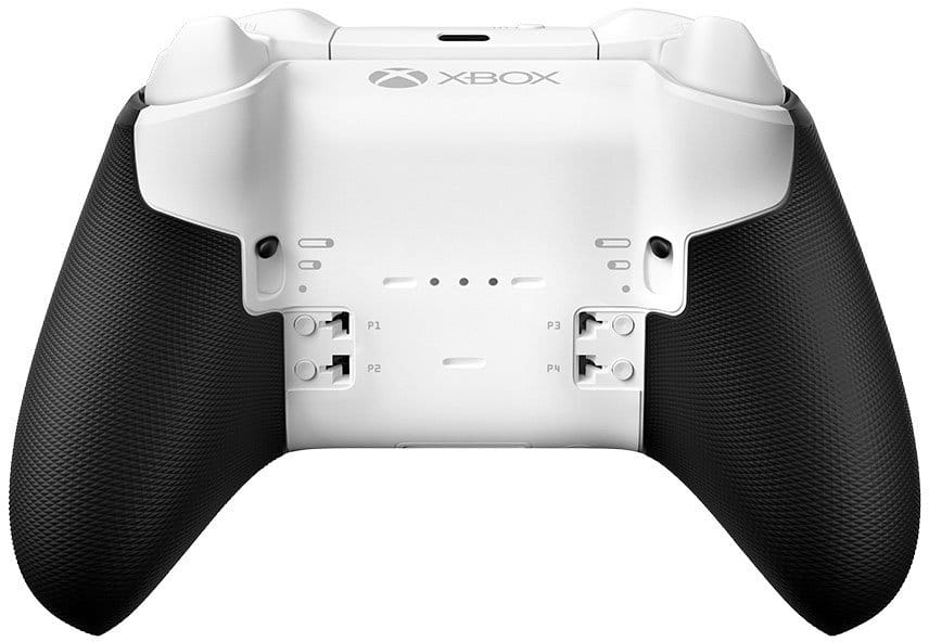 Microsoft - Controle sem fio para para vídeo game Elite Series 2 Core para Xbox Series X, Xbox Series S, Xbox One e PCs com Windows - White-4IK-00001