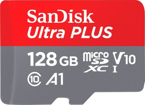 SanDisk - Cartão de memória microSDXC UHS-I Ultra PLUS 128GB-SDSQUBC-128G-AN6IA