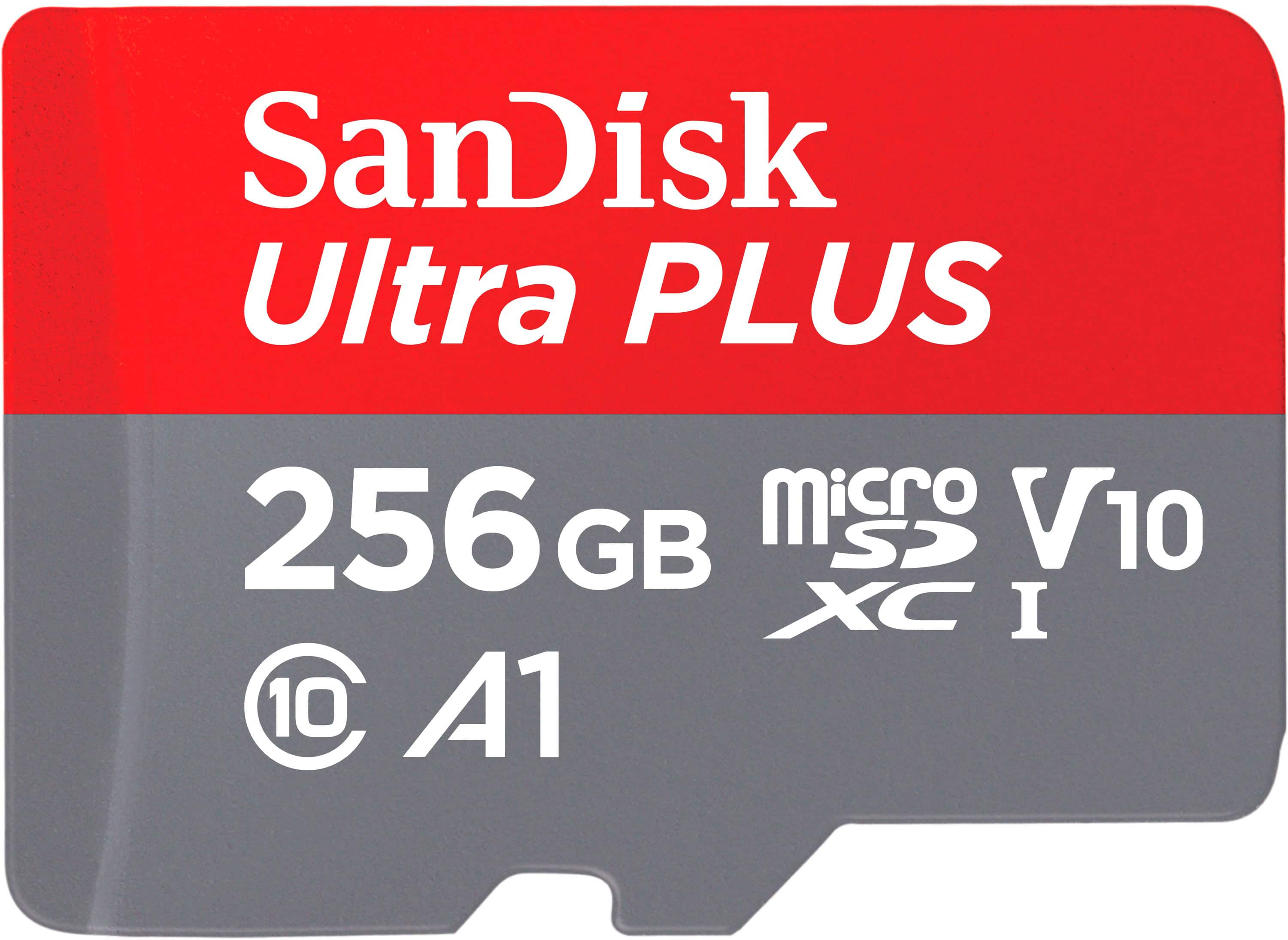 SanDisk - Cartão de memória microSDXC UHS-I Ultra PLUS 256GB-SDSQUBL-256G-AN6IA