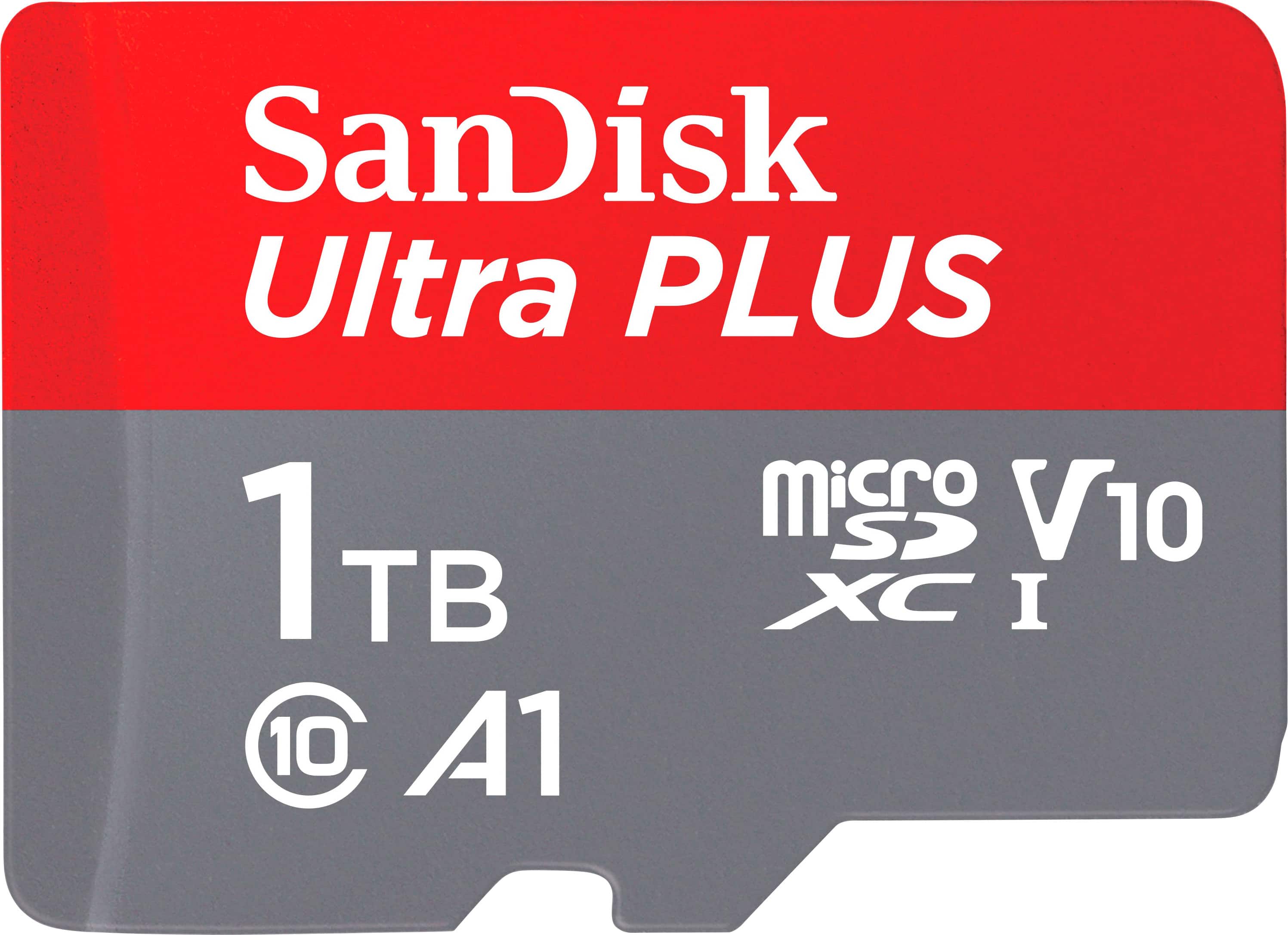 SanDisk - Cartão de memória microSDXC UHS-I Ultra PLUS 1TB-SDSQUBL-1T00-AN6MA