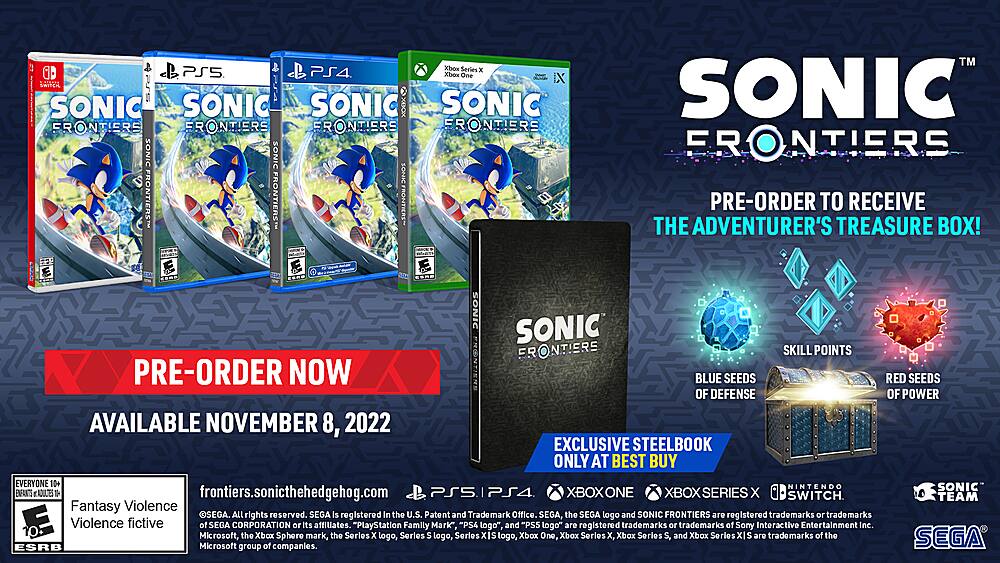 Jogo Sonic Frontiers - PlayStation 4