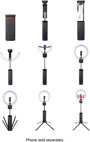 Sunpak - Mini Box Kit de Vlogging Bicolor Dobrável e Autoarmazenável-VGC-LED136-10MB