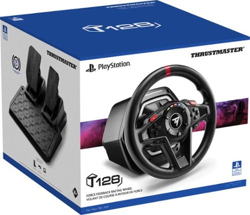 Thrustmaster - Volante de corrida T128 para PlayStation 4, 5 e PC - Preto-4169096