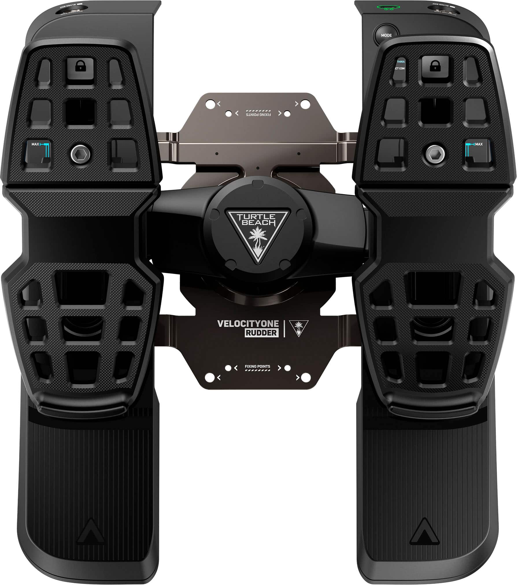 Turtle Beach-Pedais de leme universais -PCs com Windows, Xbox Series X, Xbox Series S-Black-TBS-0718-05