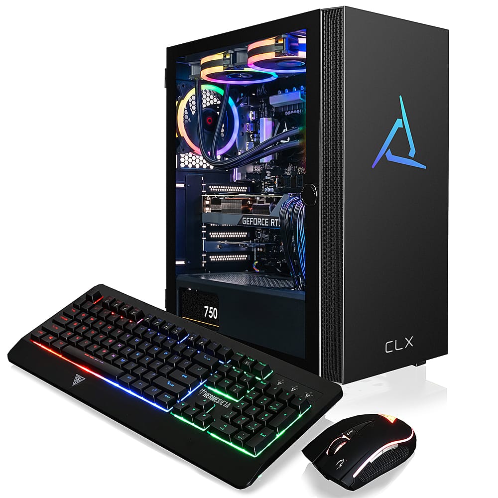 CLX - SET Gaming Desktop - Intel Core i7 13700KF - 32GB de memória - NVIDIA GeForce RTX 3080 - 1TB NVMe M.2 SSD + 4TB HDD - Preto-TGMSETRTH2A08WM