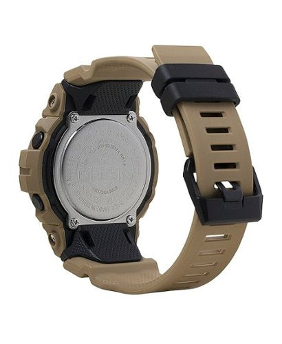 Casio - Treinador de potência analógico-digital G-Shock masculino com relógio Bluetooth Mobile Link 49 mm - Tan-GBA800UC-5A