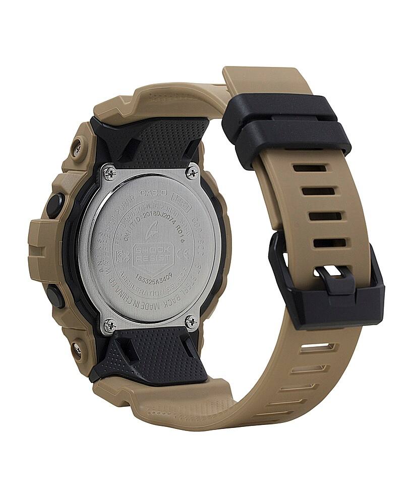 Casio - G-Shock Power Trainer masculino com relógio Bluetooth Mobile Link 49 mm - Tan-GBD800UC-5