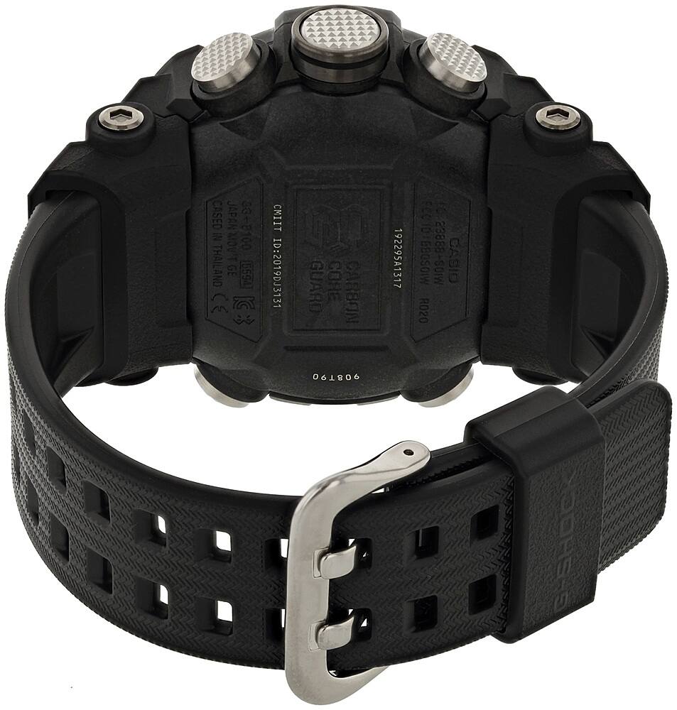 Casio - Relógio masculino G-Shock Mudmaster com sensor triplo analógico-digital Mobile Link 51 mm - Preto-GGB100-1A