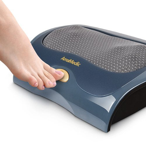 AmaMedic - Massageador de Pés Shiatsu - Cinza-AM-34