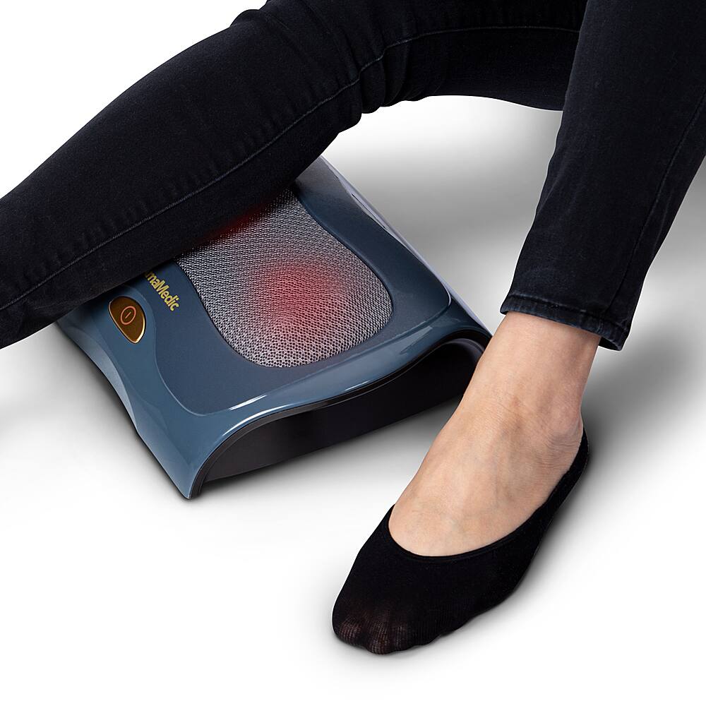 AmaMedic - Massageador de Pés Shiatsu - Cinza-AM-34