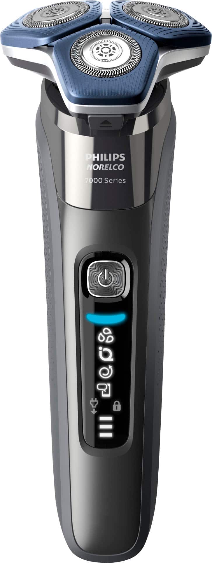 Philips Norelco - Shaver 7200, barbeador elétrico recarregável úmido e seco com tecnologia SenseIQ e aparador pop-up - Preto-S7887/82