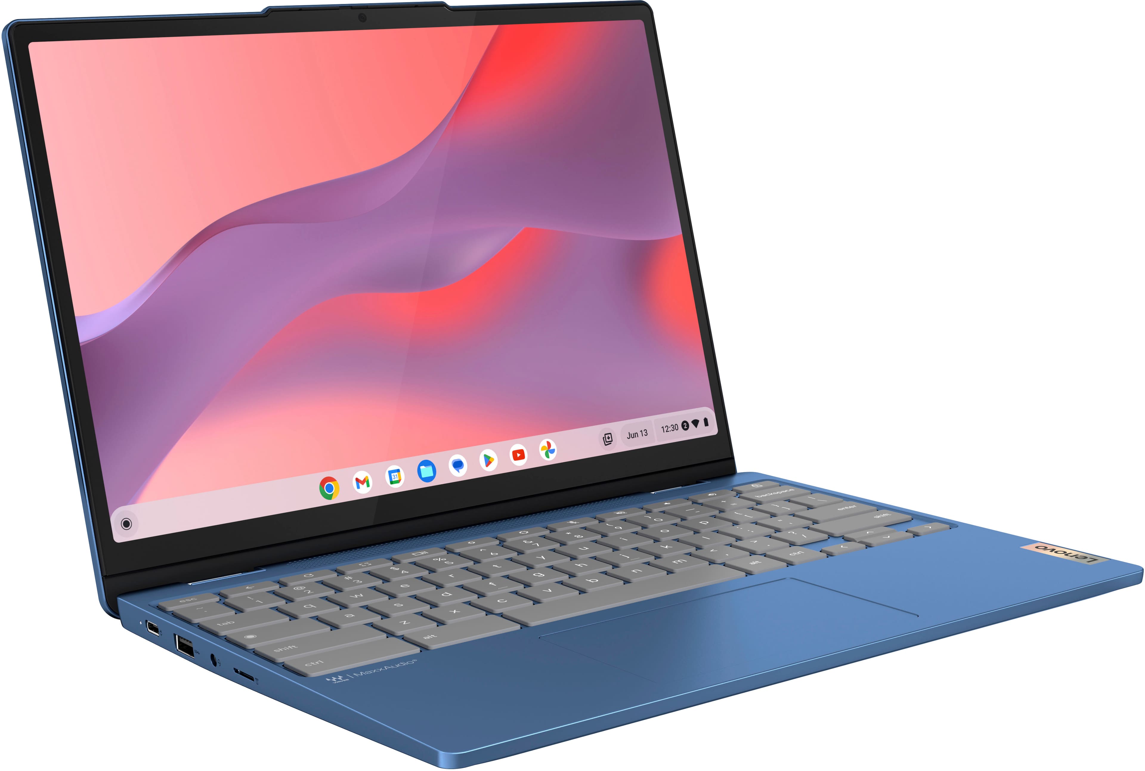 Lenovo - Laptop IdeaPad Flex 3i Chromebook - Tela sensível ao toque WUXGA de 12,2" - Intel N100 com 4 GB - 64 GB eMMC - Abyss Blue-82XH0001US