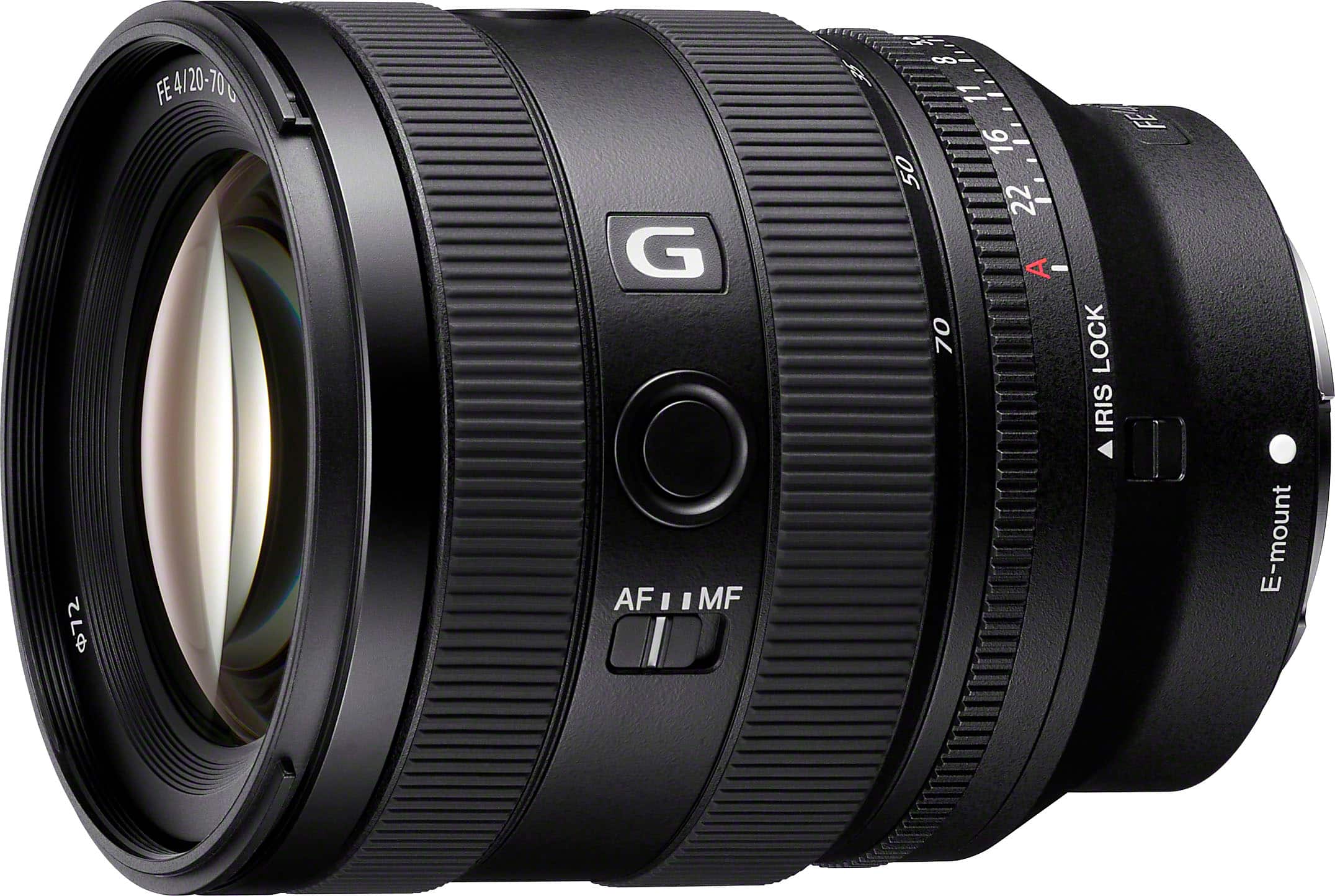 Sony - Lente zoom padrão FE 20-70mm F4 G Full Frame para câmeras de montagem E - Preto-SEL2070G