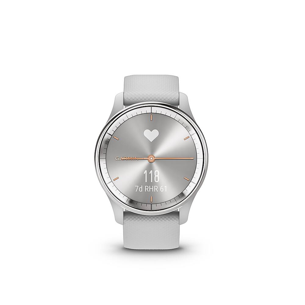 Garmin - vívomove Trend Hybrid Smartwatch 40 mm Polímero reforçado com fibra - Aço inoxidável prateado-010-02665-03