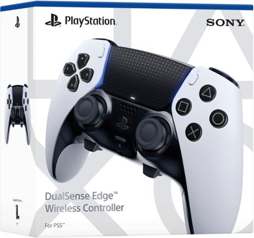 Sony - Controle sem fio para para vídeo gameDualSense Edge - Preto Branco-1000035016