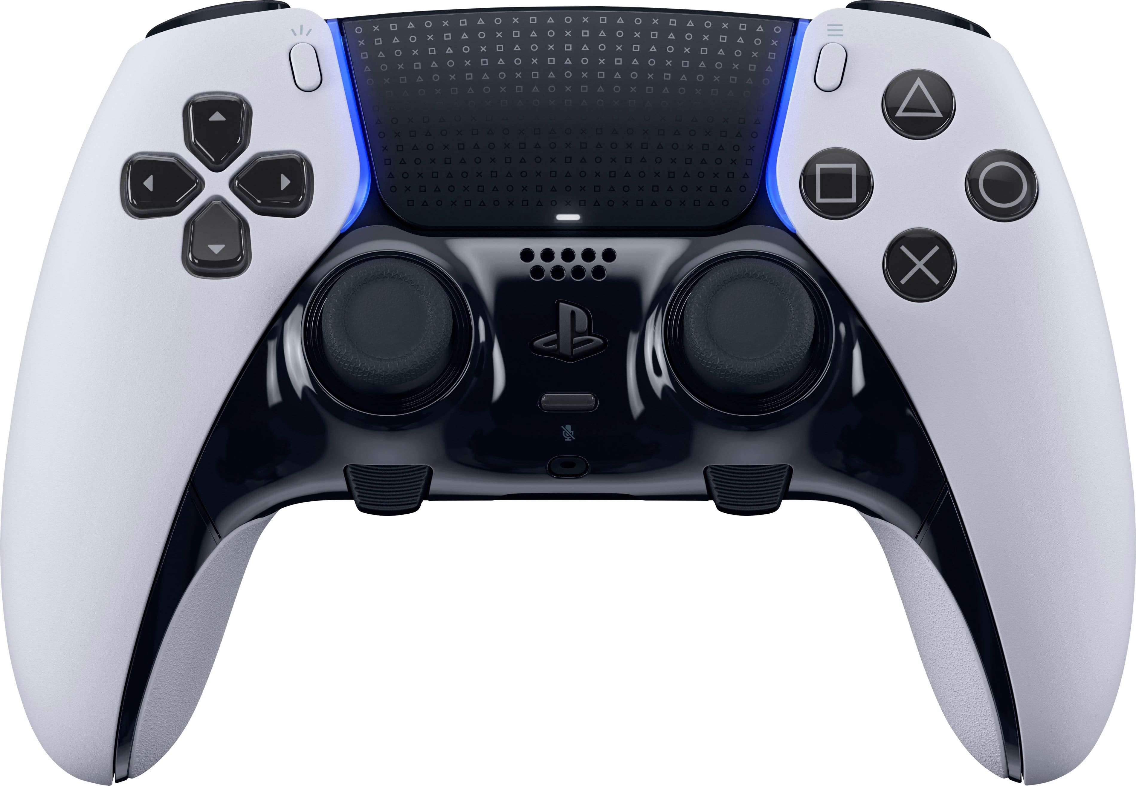 Sony - Controle sem fio para para vídeo gameDualSense Edge - Preto Branco-1000035016