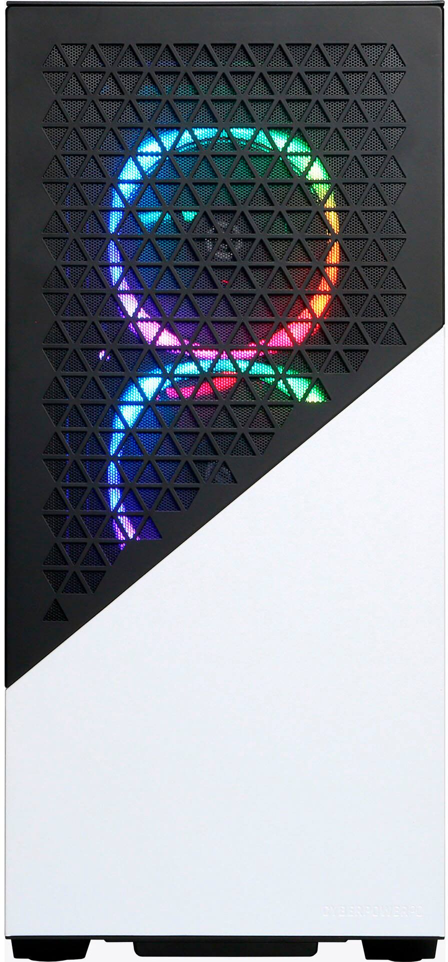 CyberPowerPC - Gamer Master Gaming Desktop - AMD Ryzen 5 7600 - 16GB de memória - NVIDIA GeForce RTX 3060 - SSD de 500GB - Branco-GMA4800BSTV11