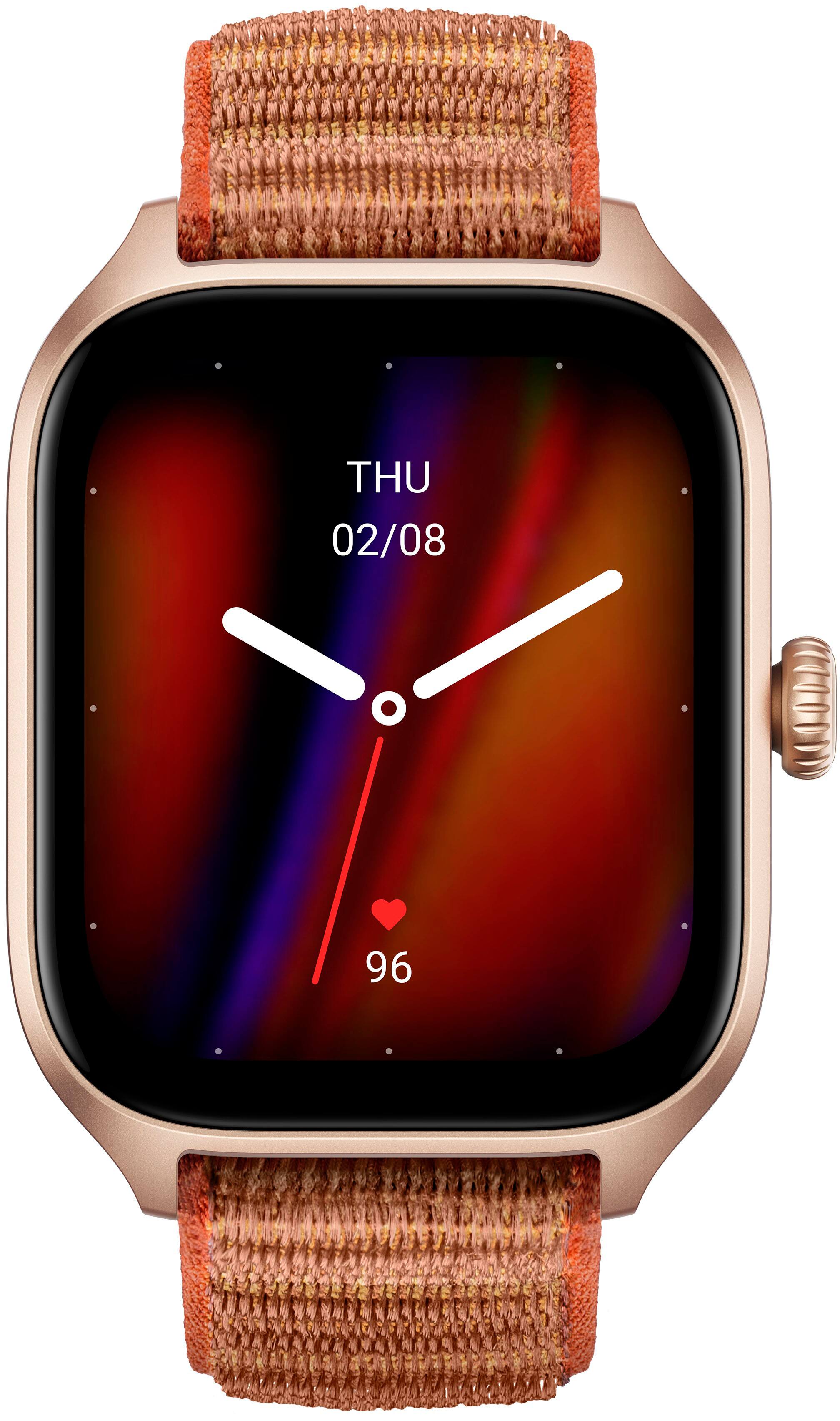 Amazfit GTS 4 Smartwatch 44,45mm Liga de Alumínio - Marrom-W2168OV2N
