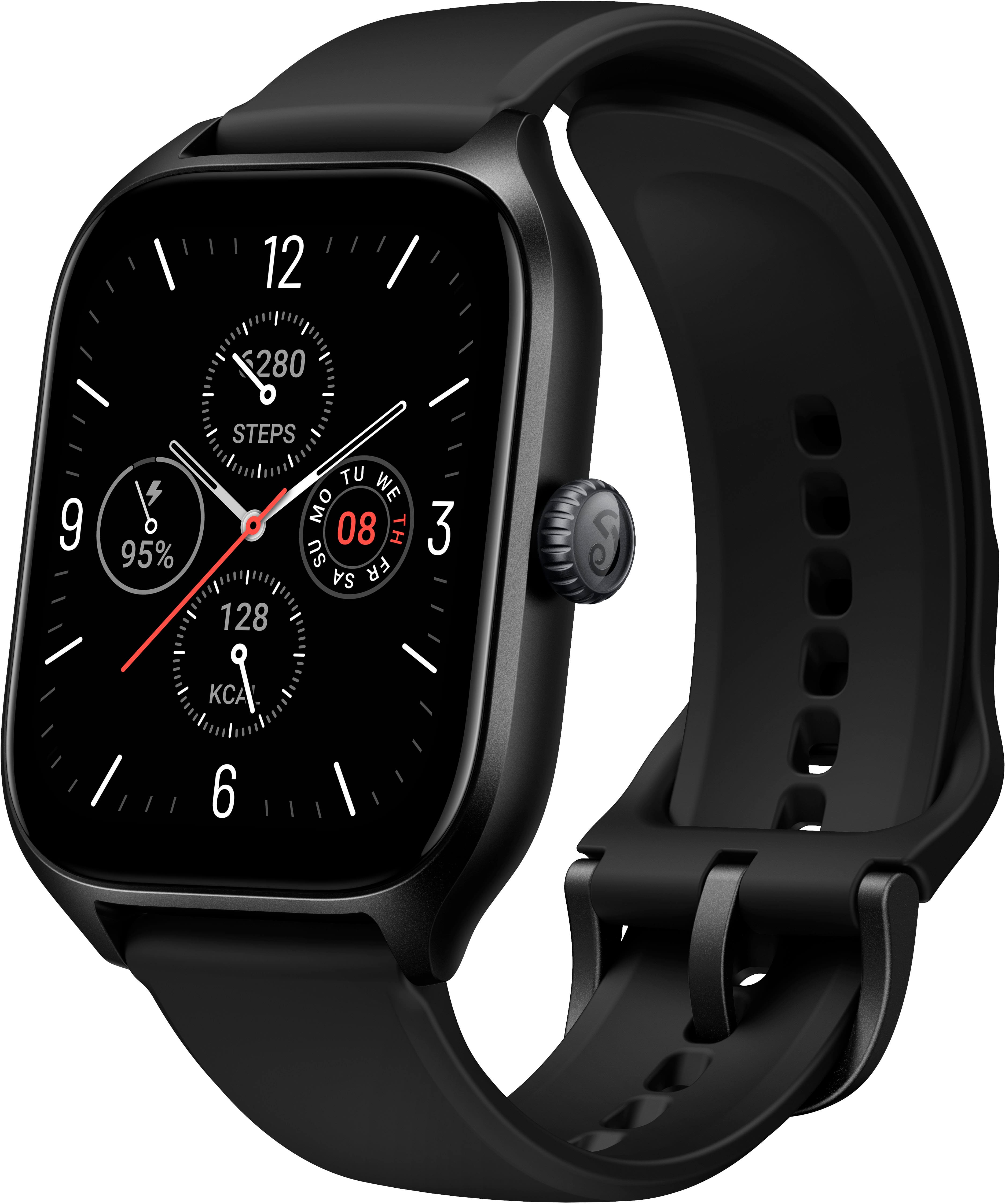 Amazfit GTS 4 Smartwatch 44,45mm Liga de Alumínio - Preto-W2168OV1N