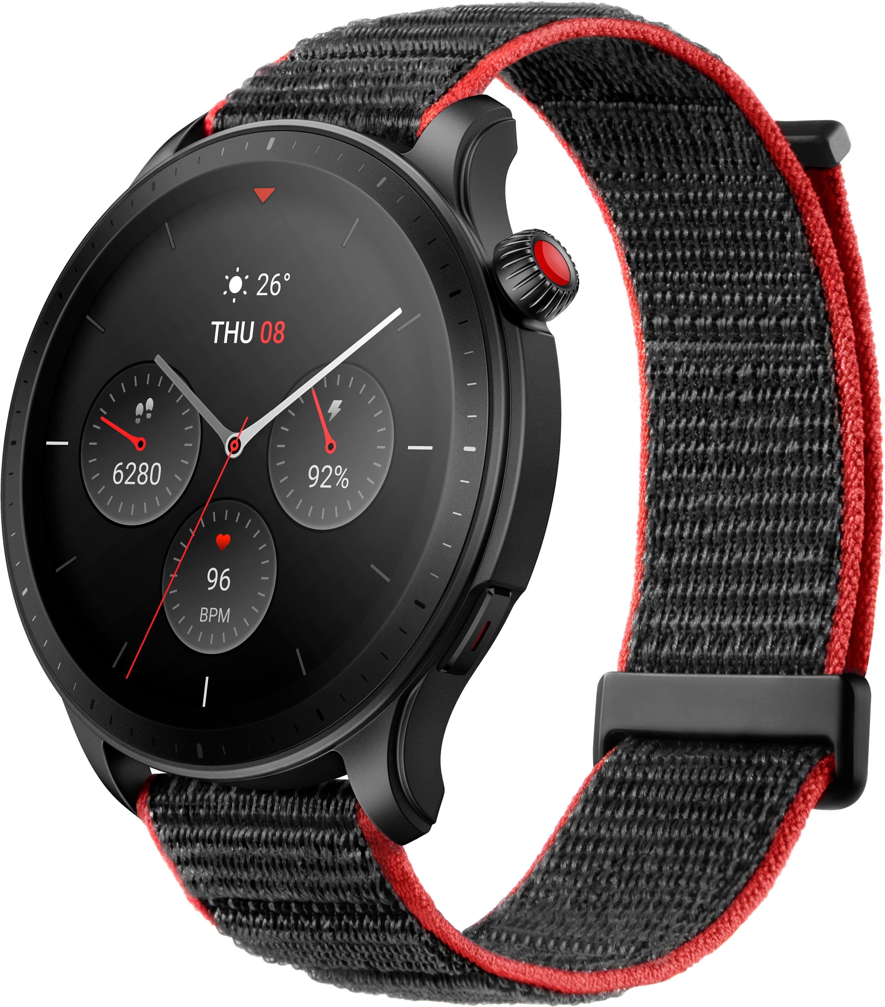 Amazfit GTR 4 Smartwatch 36,2 mm em liga de alumínio - cinza-W2166OV2N