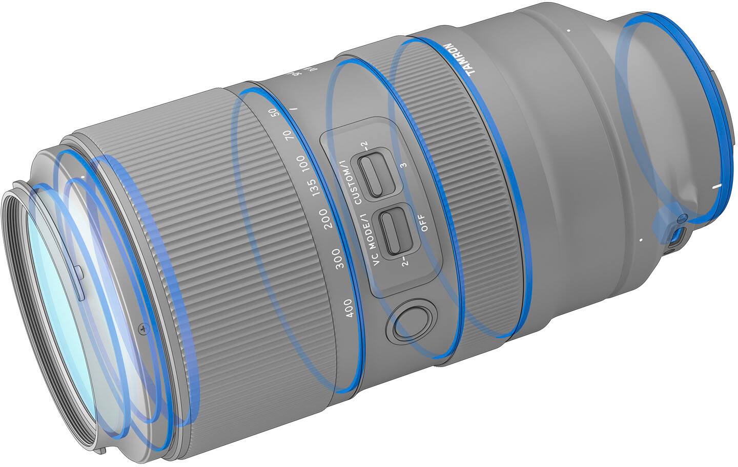 Tamron - Lente zoom telefoto 50-400mm F/4.5-6.3 DI III VC VXD para SonyFull-frame E-Mount Cameras-AFA067S700