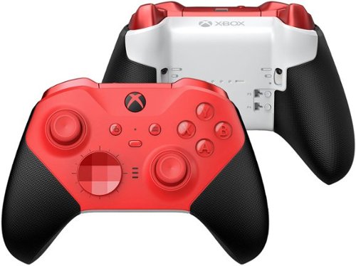 Microsoft - Controle sem fio para para vídeo gameElite Series 2 Core para Xbox Series X, Xbox Series S, Xbox One e PCs com Windows - Red-RFZ-00013