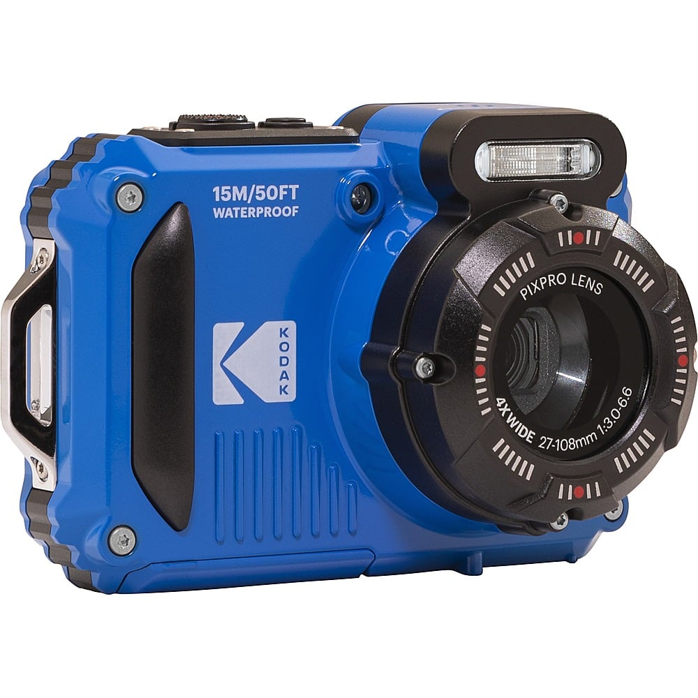 Kodak - PIXPRO WPZ2 16.0-Megapixel Câmera Fotográfica Compacta a Prova d'a água - Azul-WPZ2-BL
