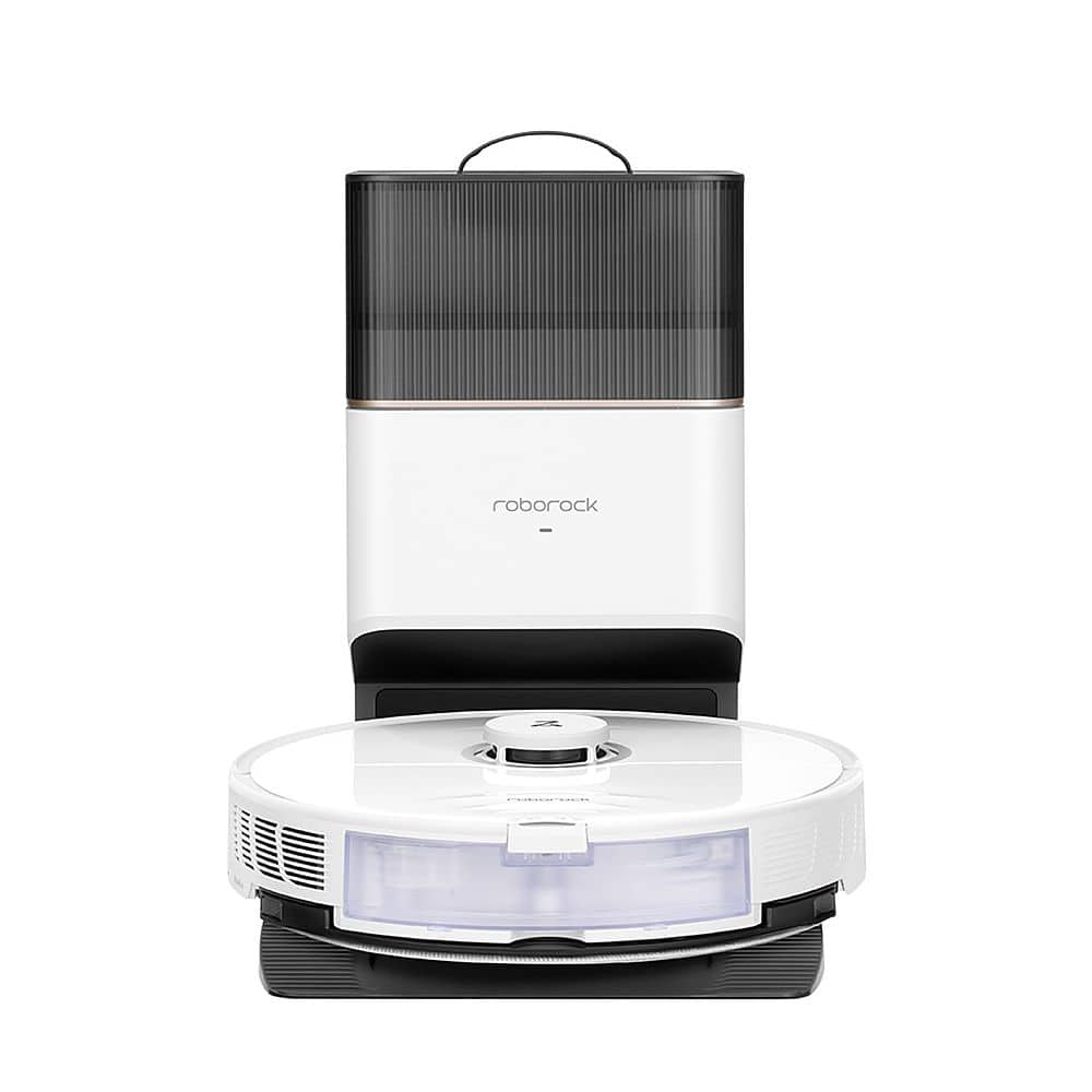 Roborock - S8 Plus-WHT Robô aspirador e esfregão conectado por Wi-Fi com base auto-esvaziada - Branco-S8-PLUS WHT