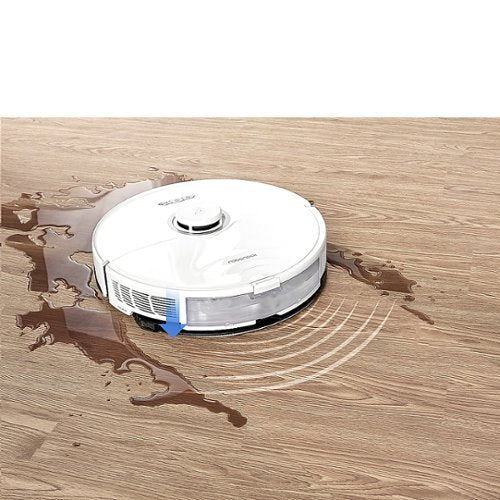 Roborock - S8-WHT Robô aspirador e esfregão conectado por Wi-Fi com escova DuoRoller e potência de sucção de 6000 Pa - Branco-S8-WHT