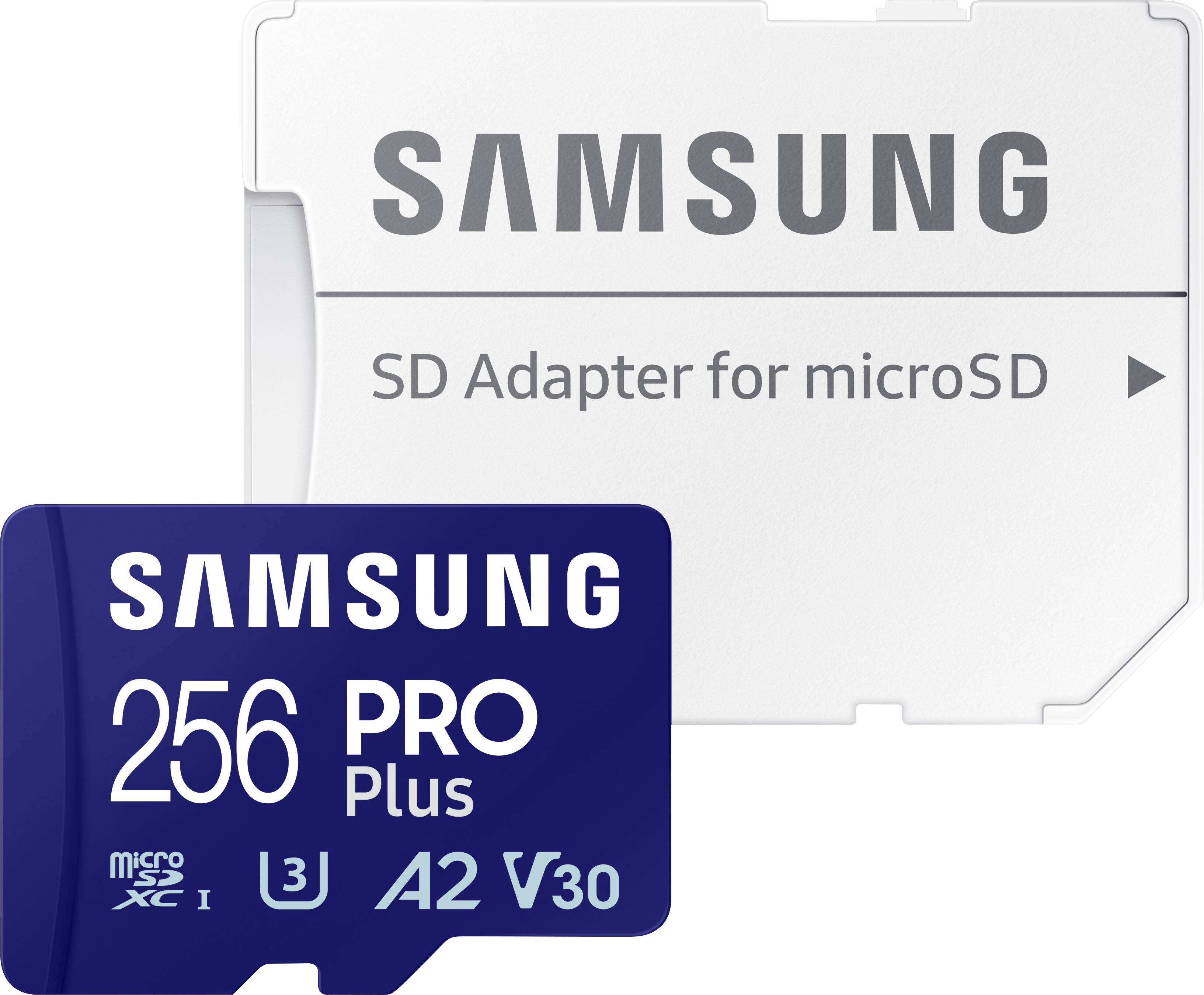 Samsung - Cartão de memória microSDXC Pro Plus 256 GB-MB-MD256SA/AM