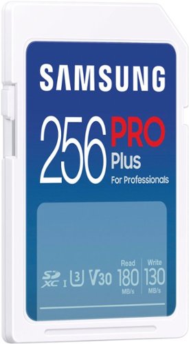 Samsung - Cartão de memória SDXC Pro Plus 256 GB-MB-SD256S/AM
